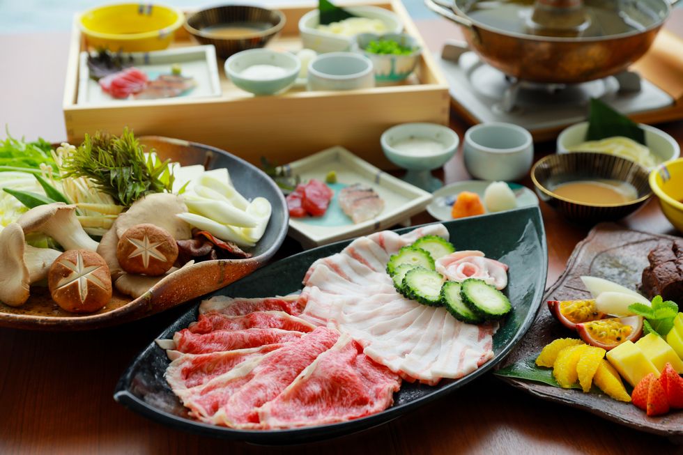 しゃぶしゃぶのセット