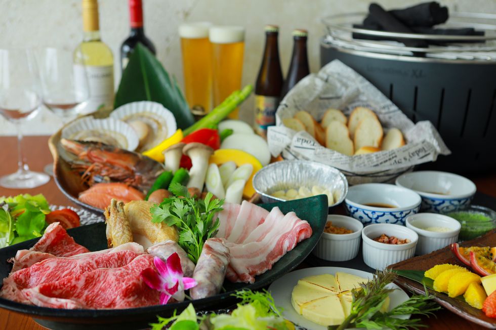 バーベキューのセット