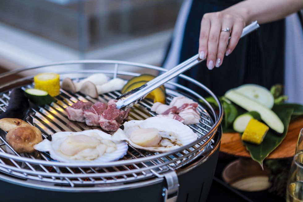 夏季限定のバーベキュー