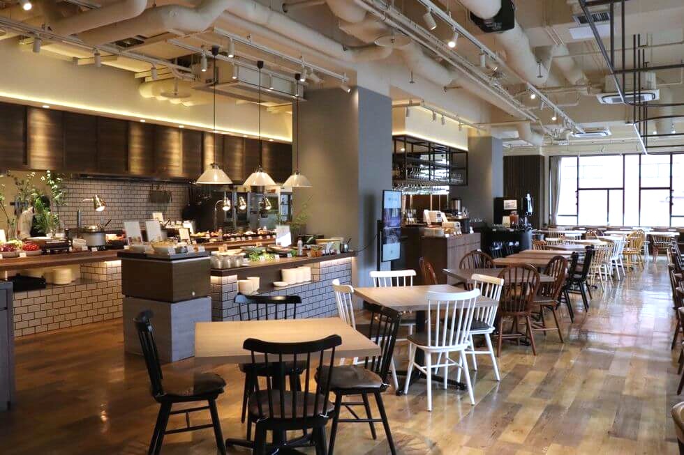 ホテル2階の「Northern Kitchen」