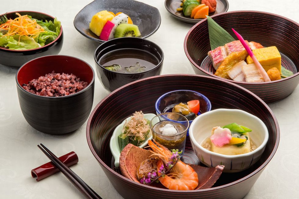 県産食材を使用した和朝食膳