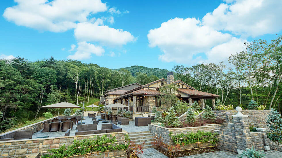 山の上スイートの外観