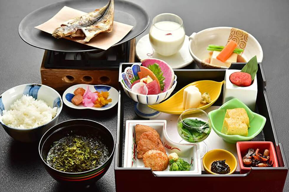地産地消の恵みがたっぷりの和朝食