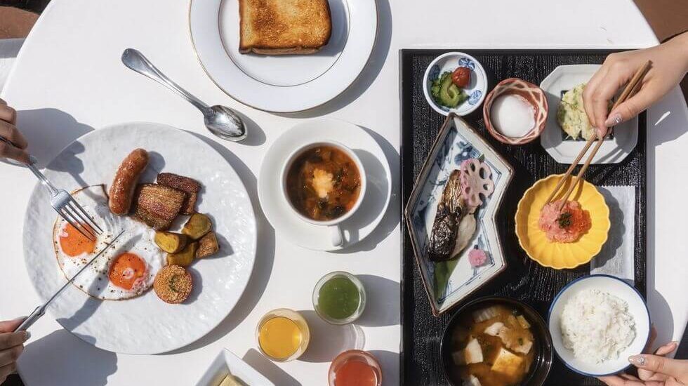 2種の朝食イメージ