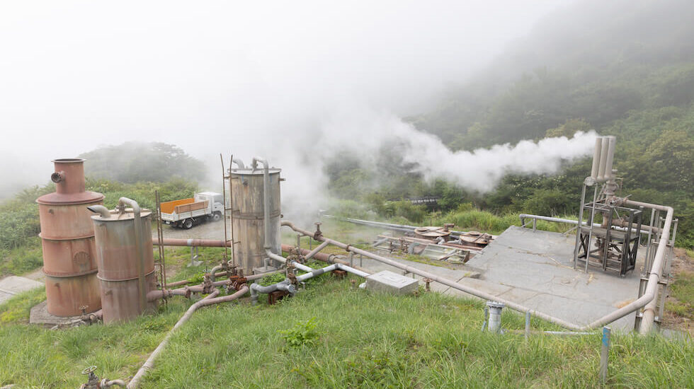 地熱蒸気を利用した 「蒸気造成温泉」