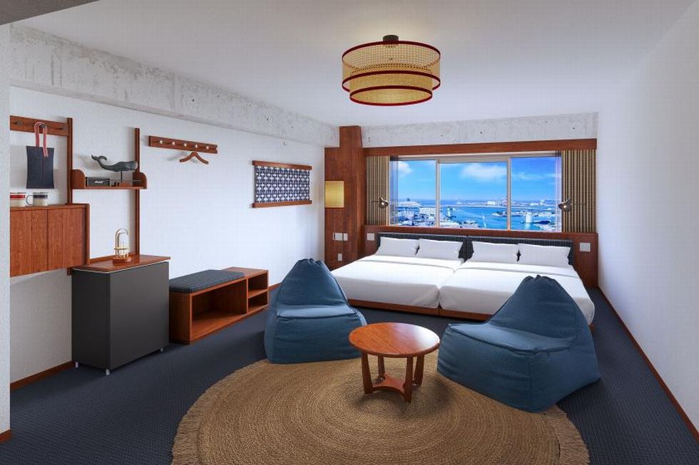 コンフォート（ダブルベッド2台／洗濯機）