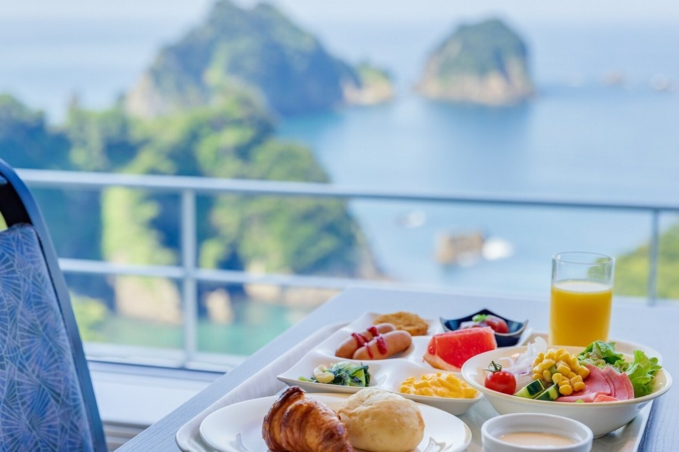 朝食ビュッフェ一例