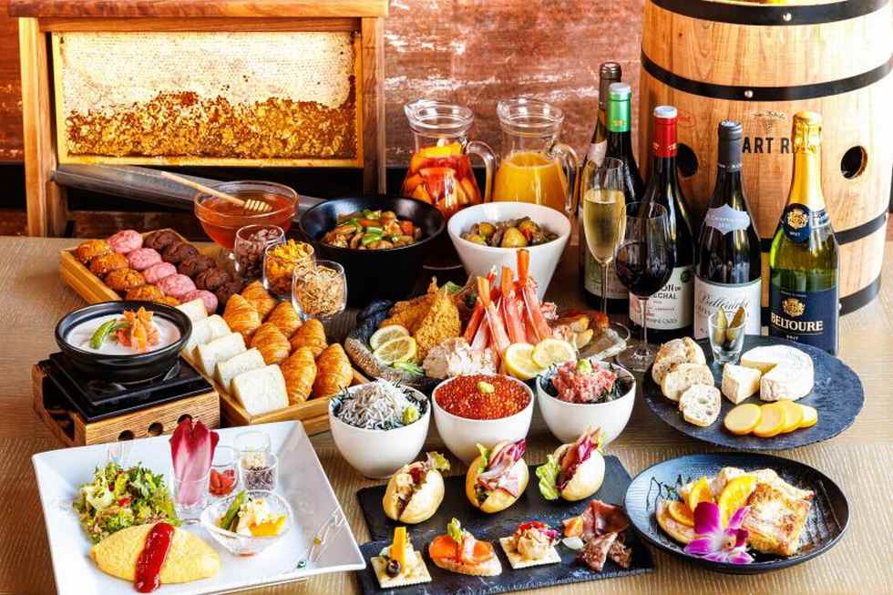 朝食ビュッフェ