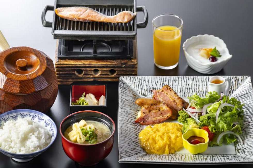 朝食一例