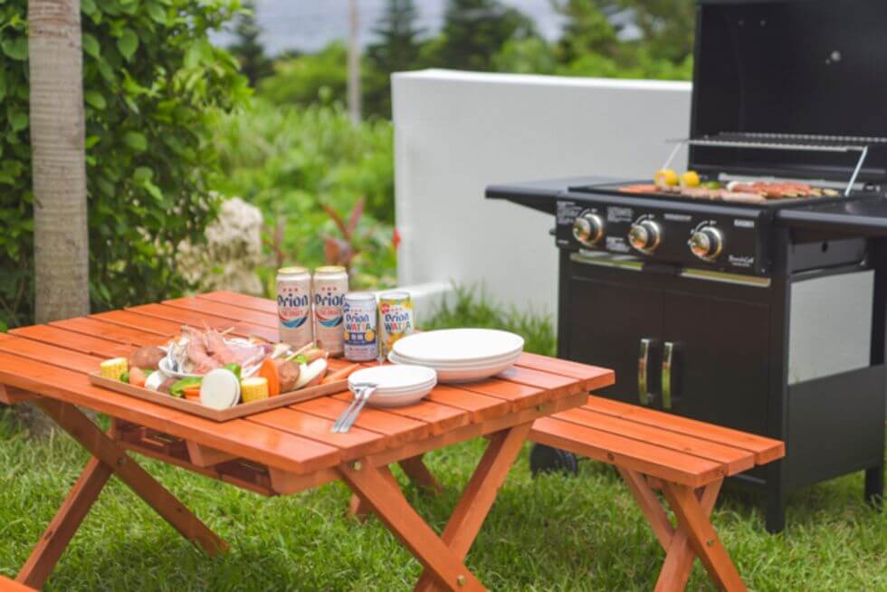 BBQ設備を完備