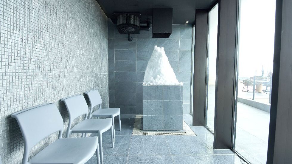 スパエリアのアイスルーム