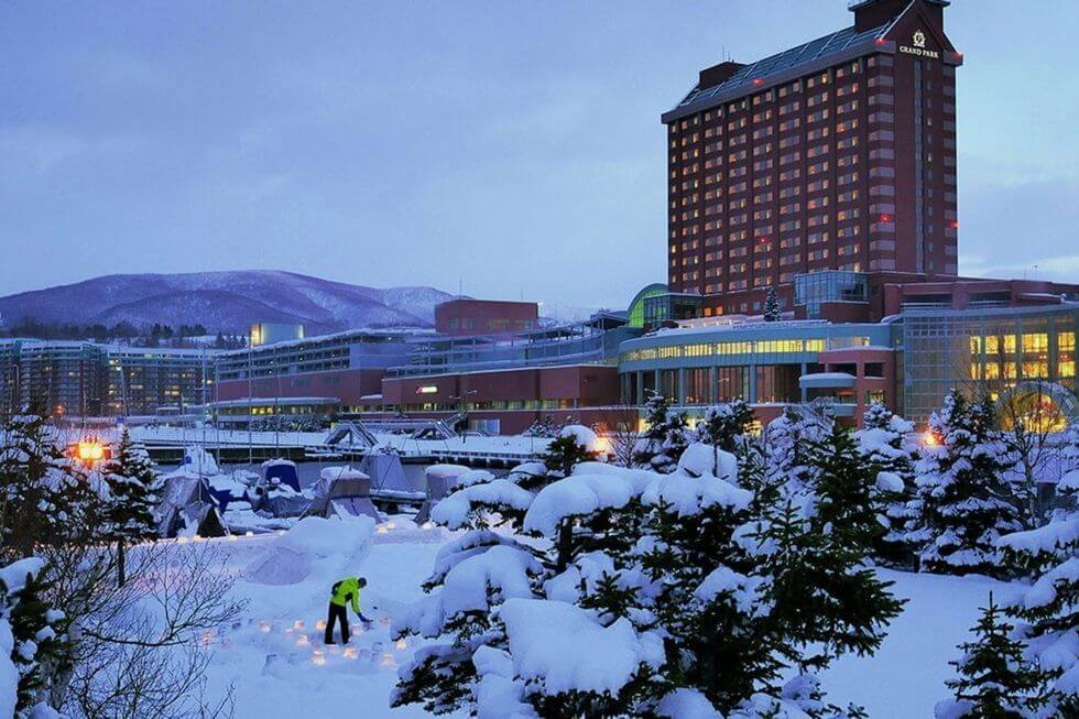 冬のグランドパーク小樽