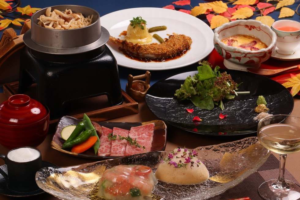 和洋創作会席【秋 全体イメージ】