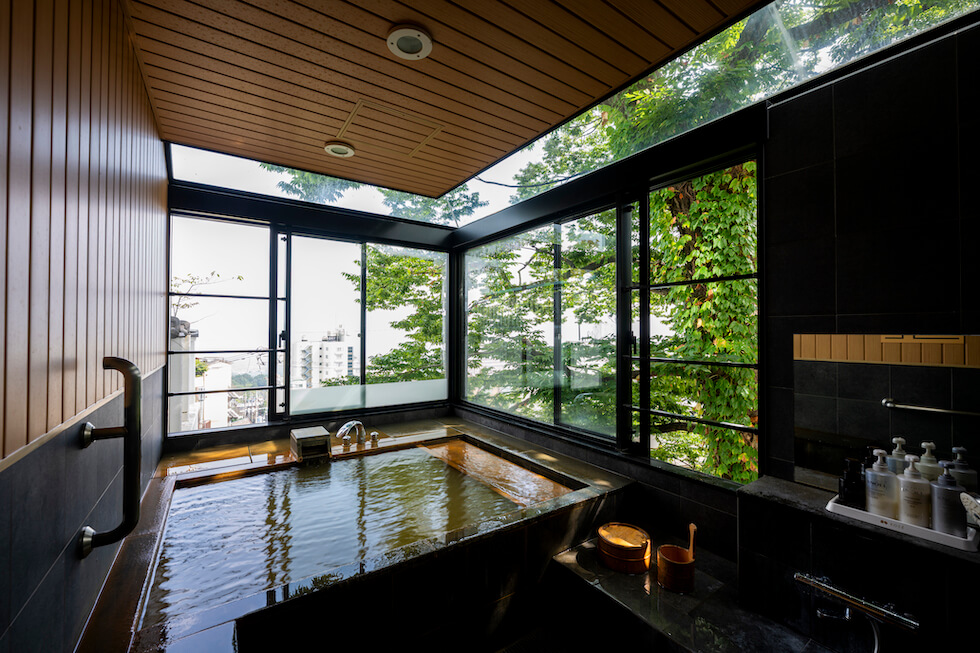 貸切風呂「欅の湯」の全景