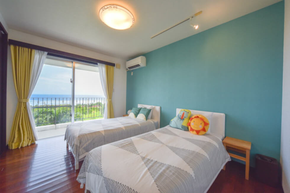 3室ある寝室の中には子どもにピッタリのデザインも