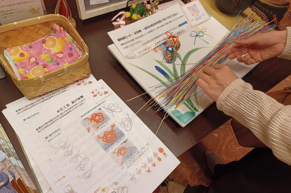 おとぎ亭光風_水引体験