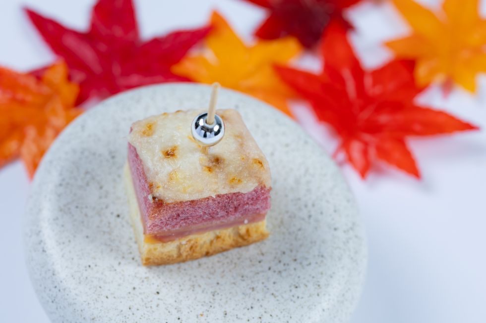 富士山三島東急ホテル_鴨ロース燻製と栗と生ハム