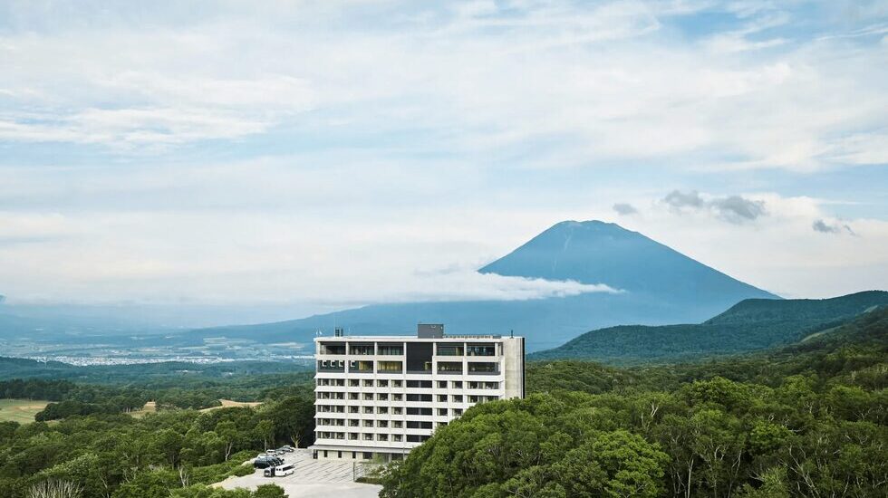 羊蹄山を一望できる立地