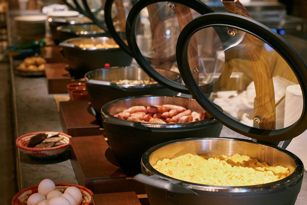 朝食ビュッフェ