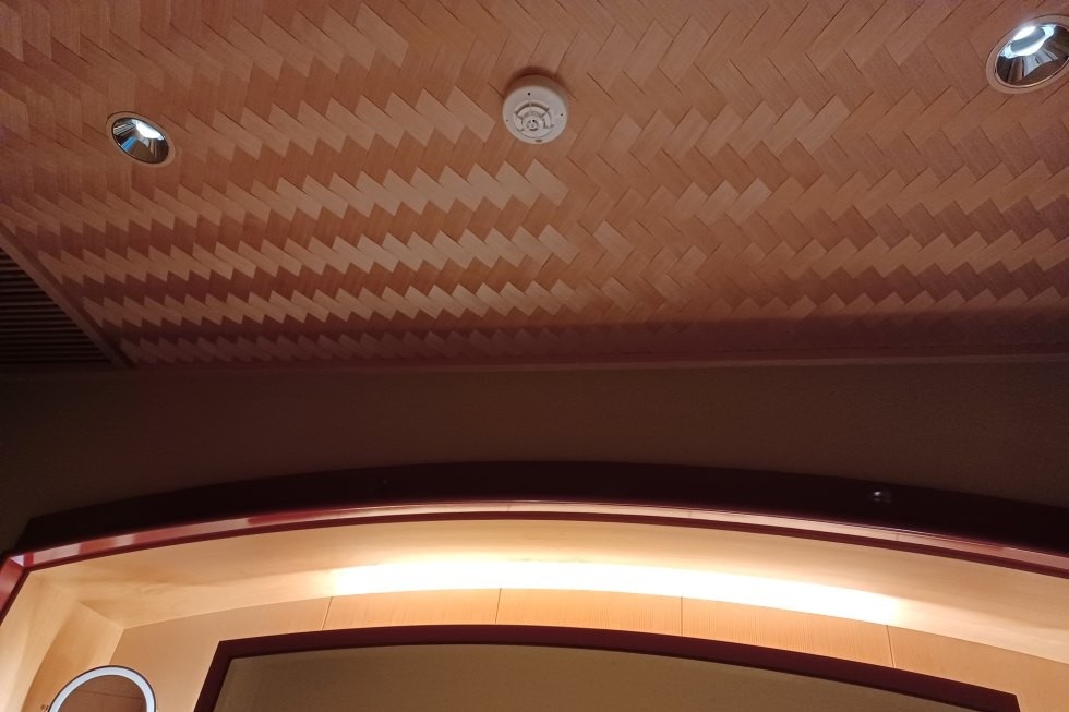 赤沢迎賓館_客室洗面台の天井