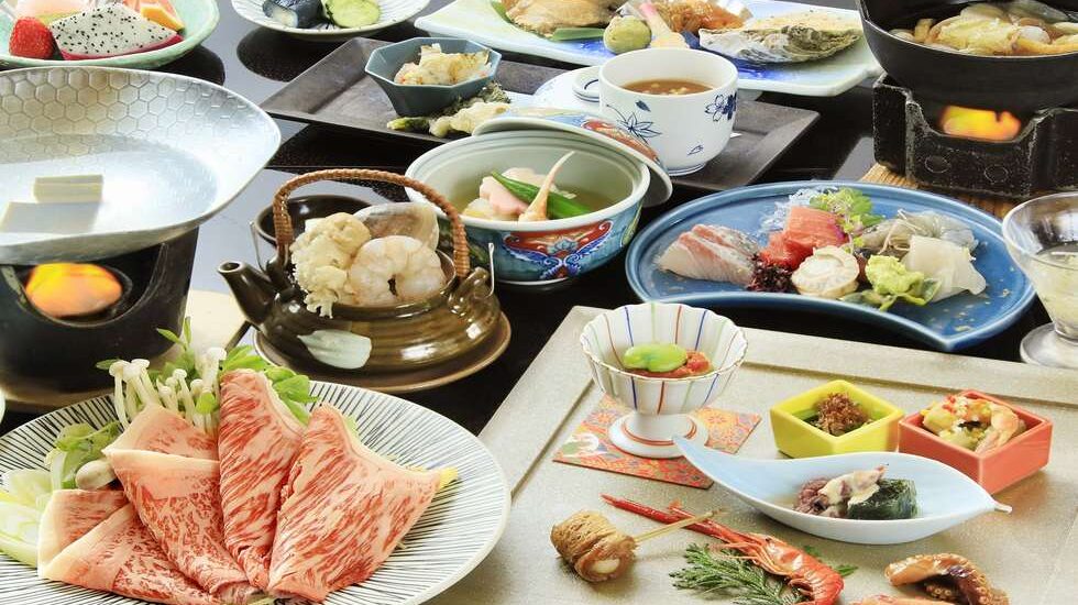 森秋プレミアム会席一例