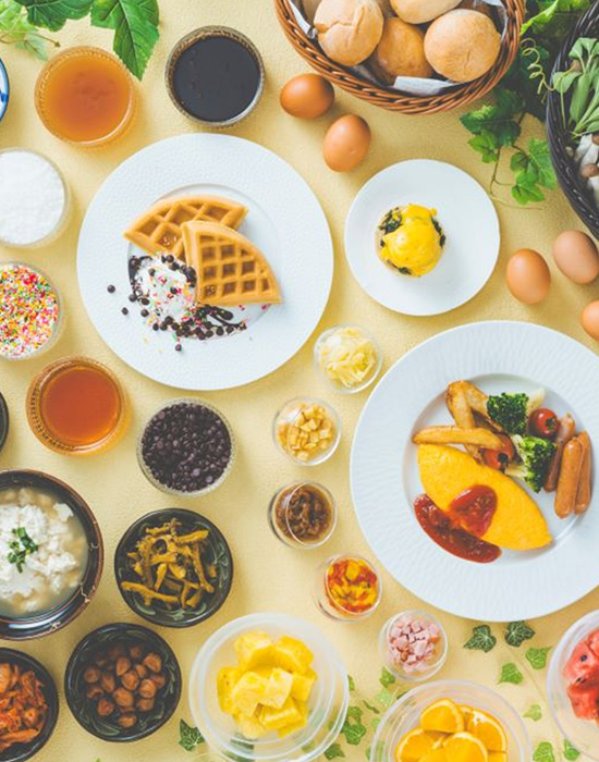 朝食ビュッフェ