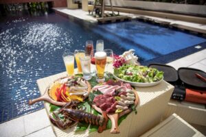 プールサイドBBQ