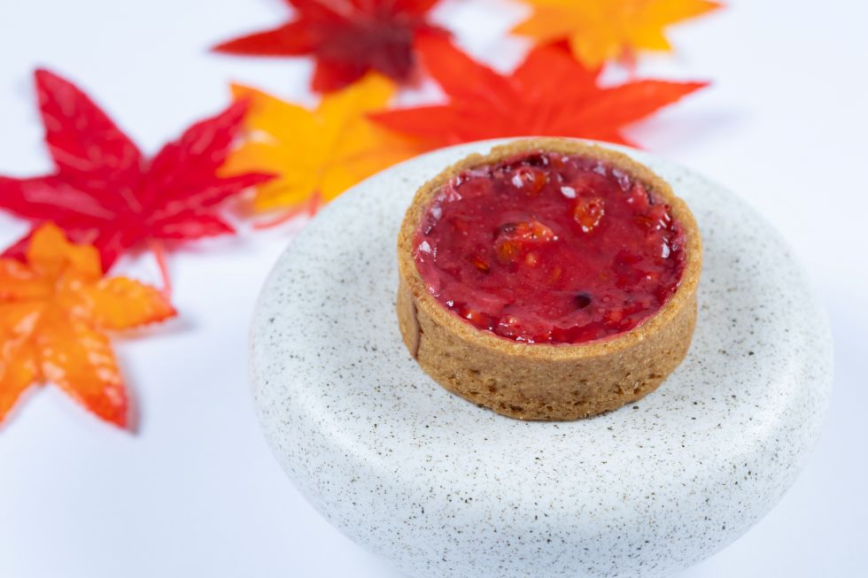 富士山三島東急ホテル_赤いプラルネのタルト