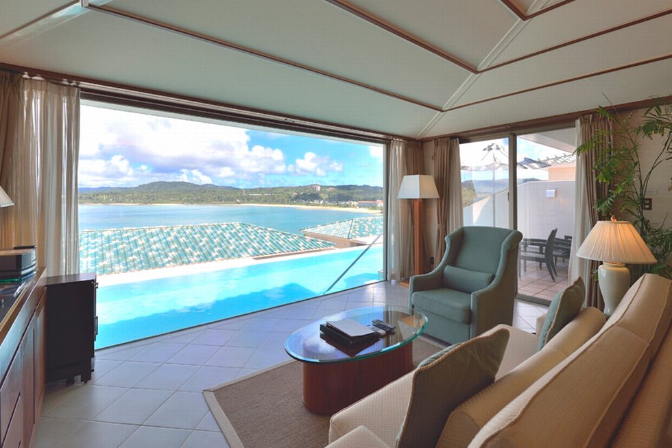 全客室、究極のプライベート空間を堪能(写真はエグゼクティブスイート)