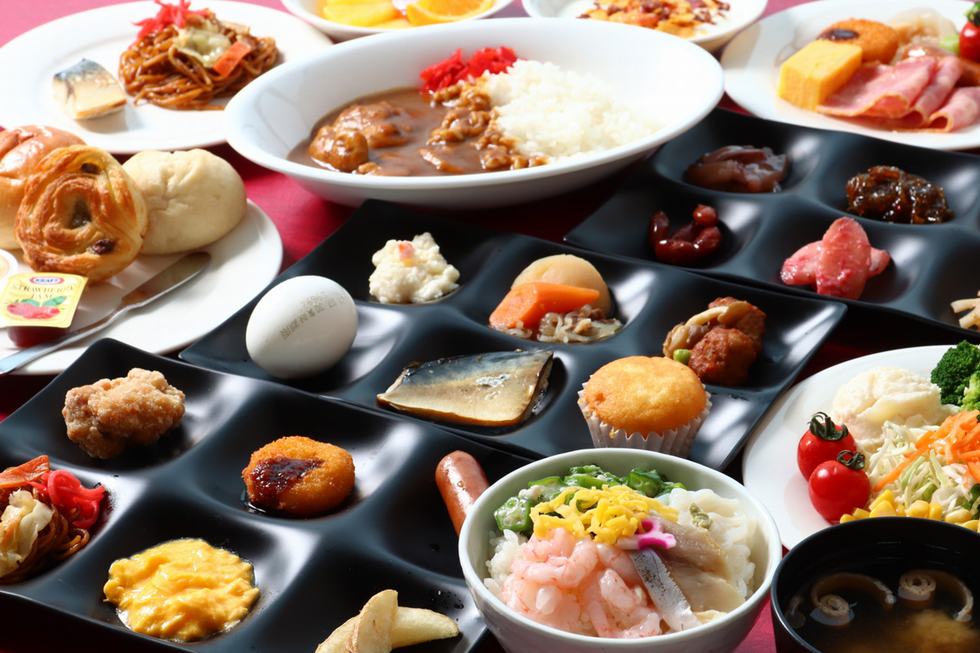 和洋ともにメニュー豊富な朝食ビュッフェ