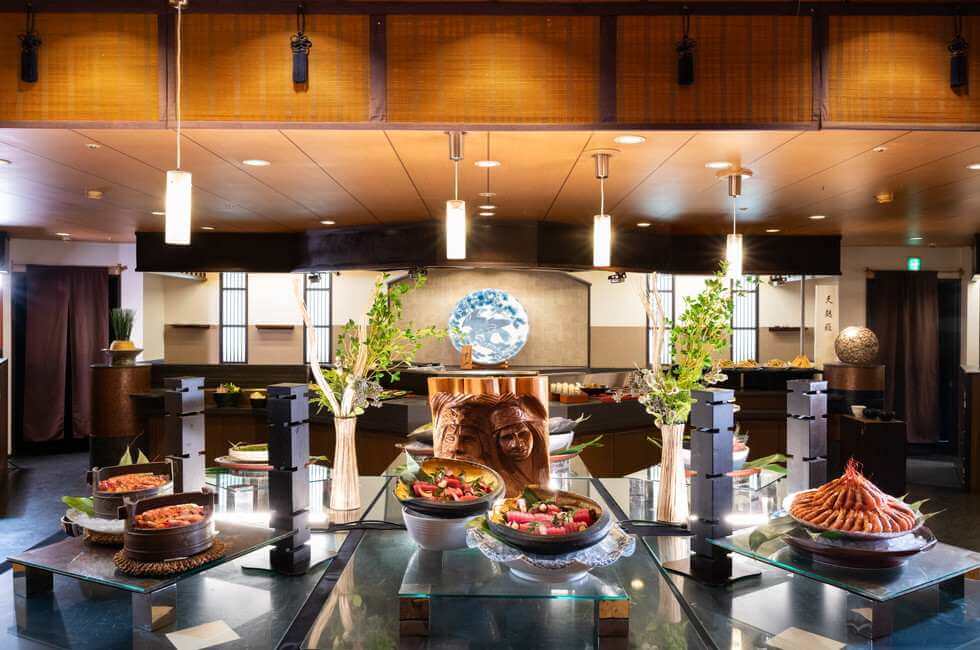 あかん遊久の里 鶴雅 夕食バイキング