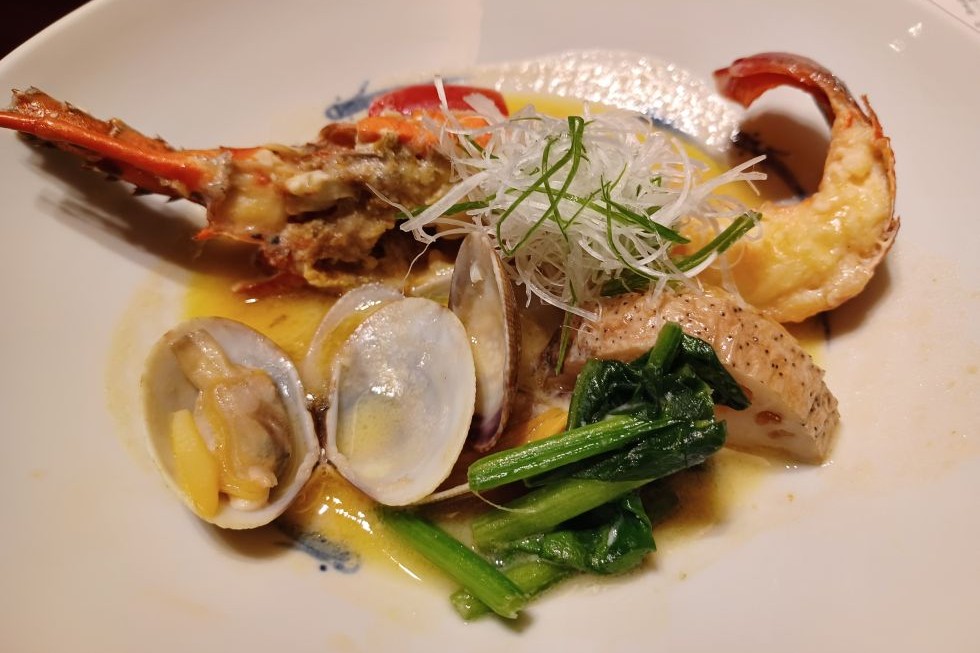 赤沢迎賓館_伊勢海老香り焼き