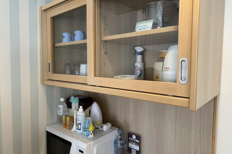 ホテルエピナール那須 メインタワー ベビーデラックス グッズや機器は子どもの手が届きにくい高さ