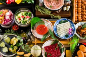 約60品目のメニューが揃う朝食ビュッフェ