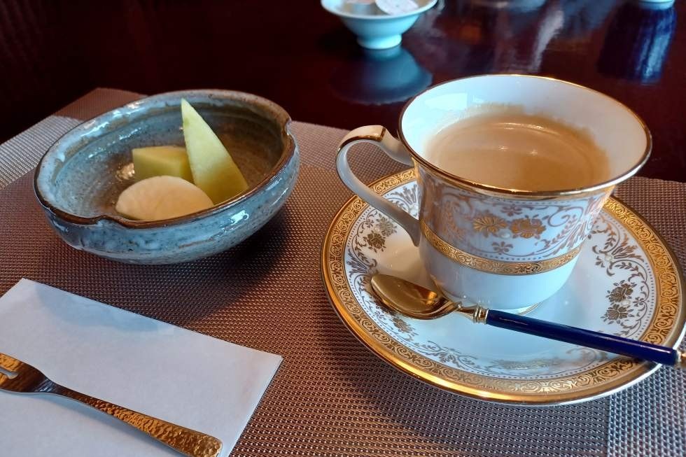 赤沢迎賓館_水菓子とコーヒー