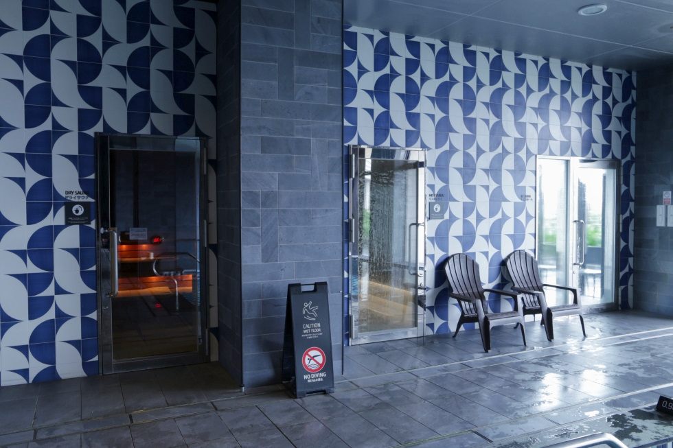 3タイプのサウナの入口