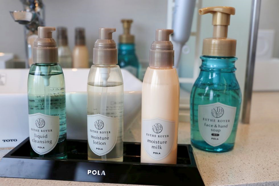 パウダールームのアメニティー