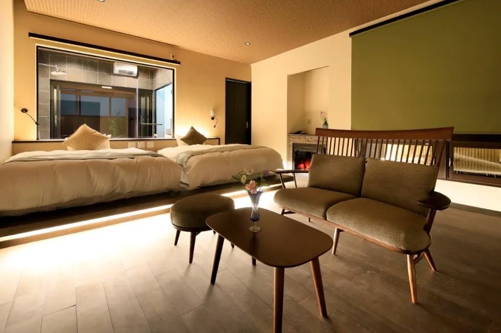 おとぎ亭_高雅_リビングベッド