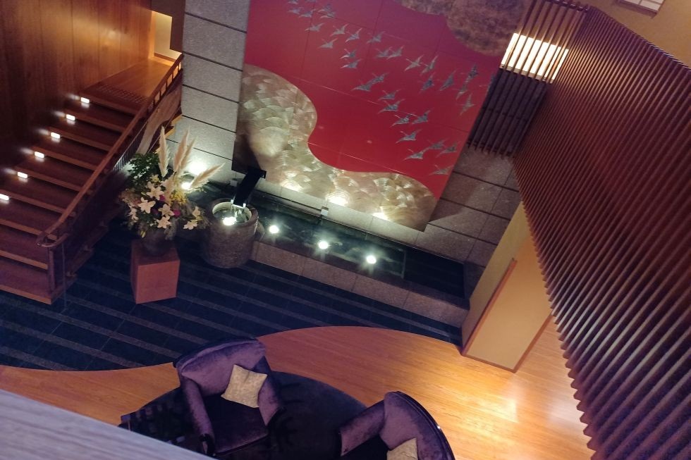 赤沢迎賓館_食事処前のスペース