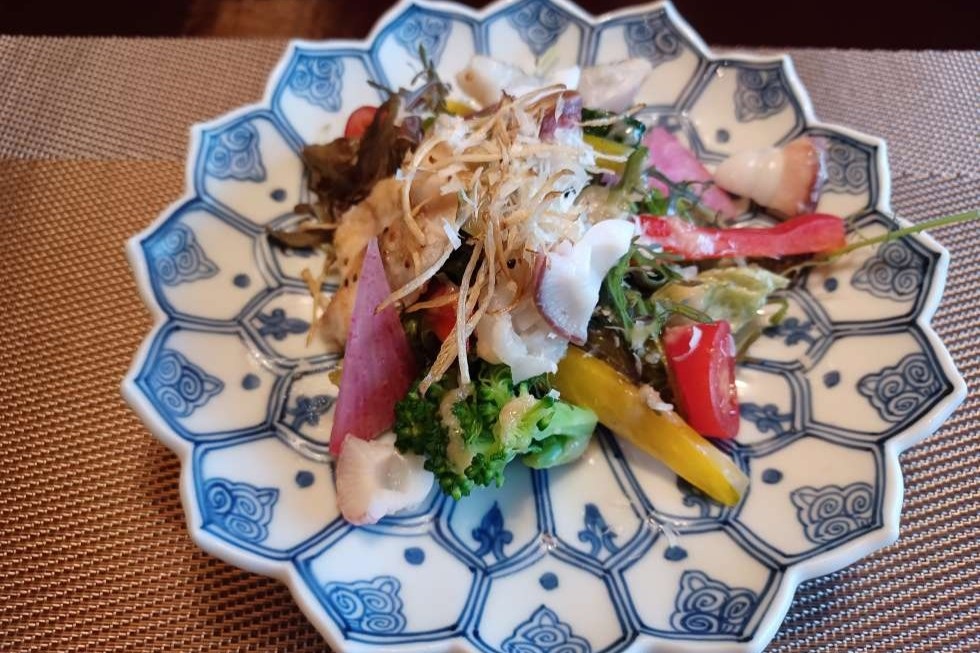 赤沢迎賓館_朝食サラダ