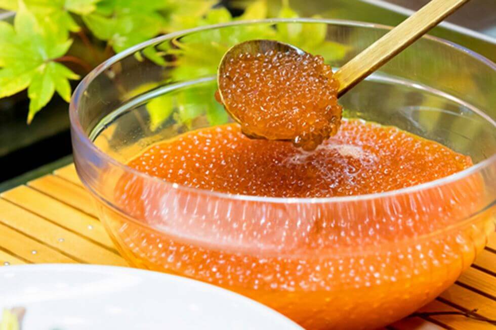 夕食ビュッフェ　いくら