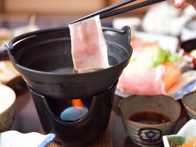 中島温泉旅館　夕食