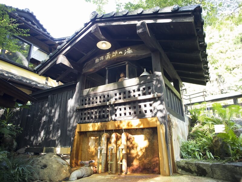 2つの自家源泉を引く、100パーセントかけ流し温泉