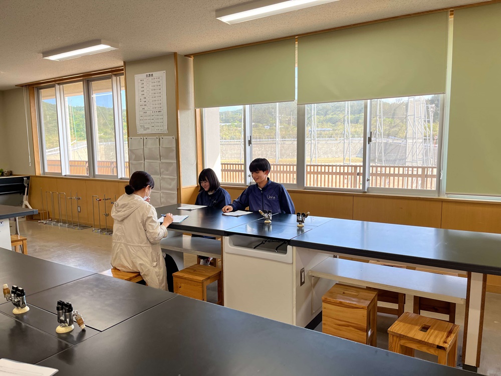 うんな中学インタビュー