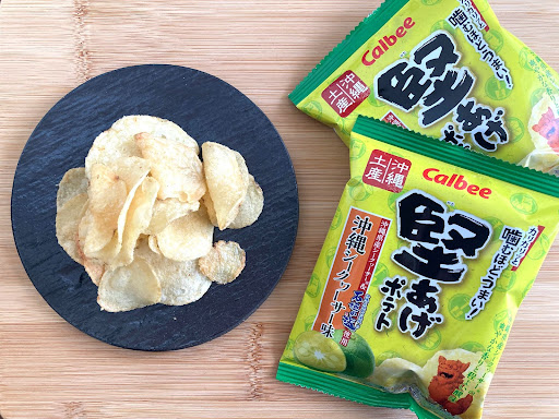 堅あげポテトには沖縄シークヮーサー味