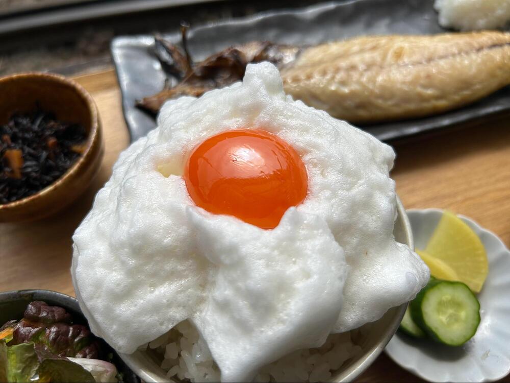 ふわふわ卵かけご飯