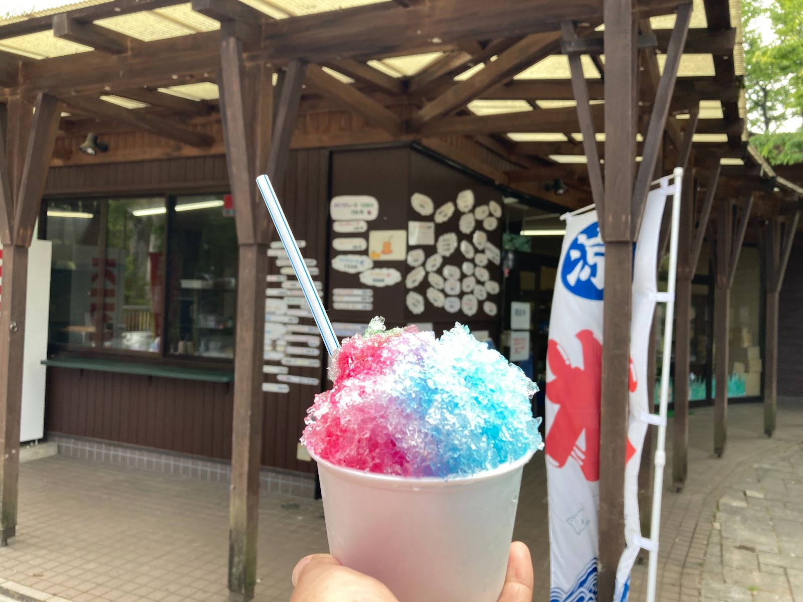 万力公園かき氷