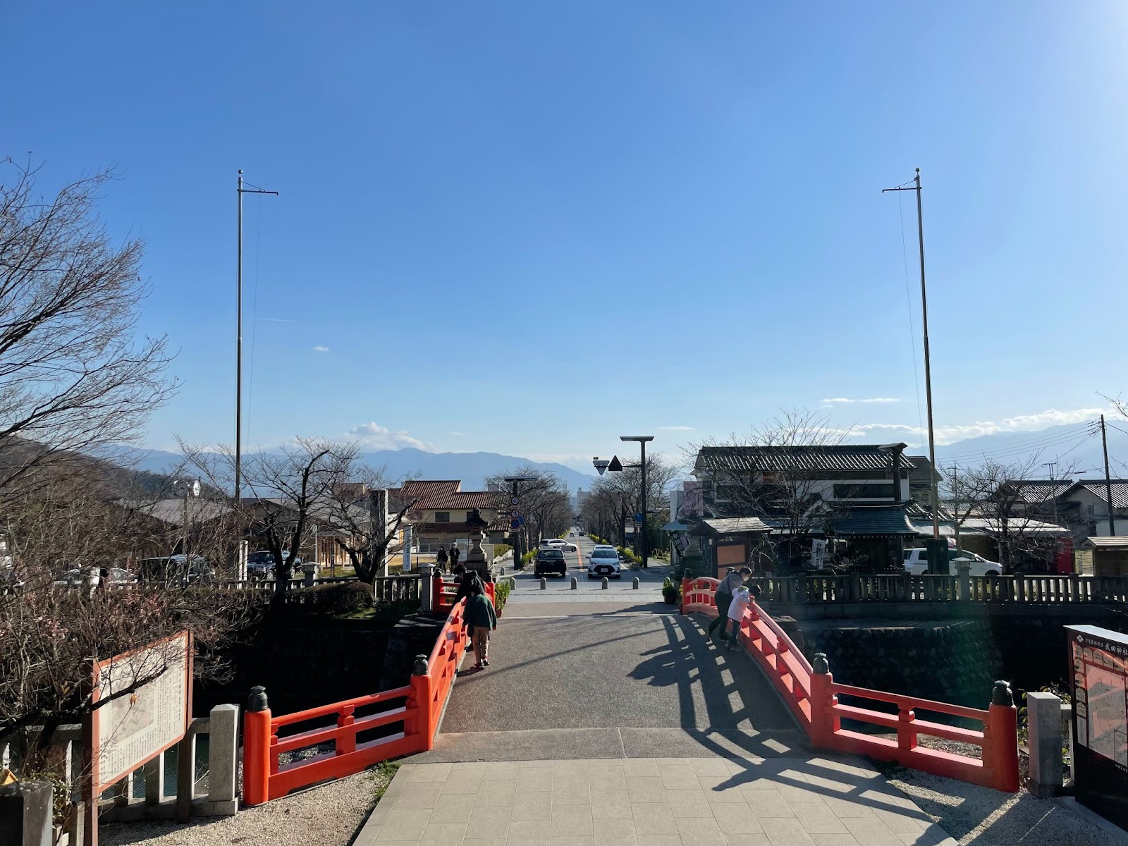 甲斐 武田神社桜並木