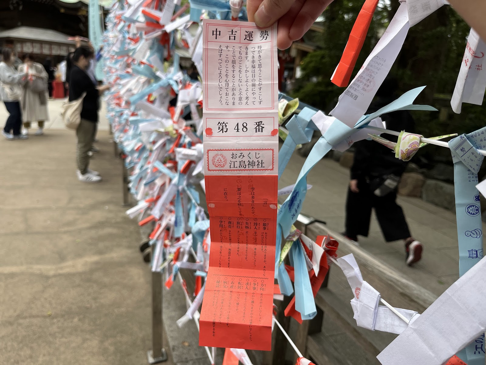 江の島神社おみくじ