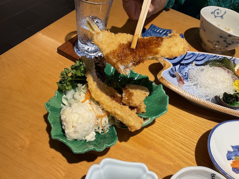 開福丸_アジフライ実食